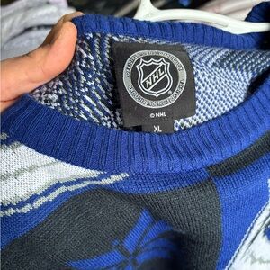 NHL Canucks “Ugly Christmas” Sweater.